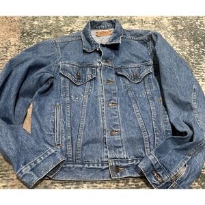 Vintage 80s LEVI'S  Trucker DENIM JACKET Men Small 44L Made in USA Jean